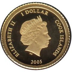 1 Dollar - Elizabeth II Benedict XVI