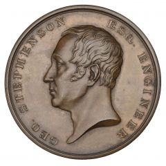 Medal - William IV Liverpool and Manchester Railway, bronze