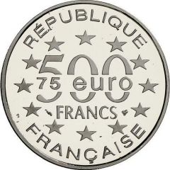 500 Francs / 75 Euros St. Nicholas Cathedral