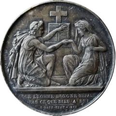 Wedding medal - Mariage à l’autel ⌀39mm Louis-Michel Petit