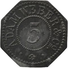 5 Pfennig - Nürnberg Adam Weber and Co.