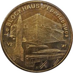 Monnaie de Paris Tourist Token - Le blockhaus d`Eperlecques Les armes V1 V2 et le blockhaus