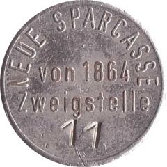 Safe deposit token - Hermann Schultz Hamburg