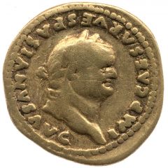 Aureus - Vespasian TR POT X COS VIIII