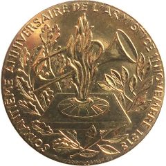 60e anniversaire de l`armistice du 11 novembre 1918 Monnaie de Paris
