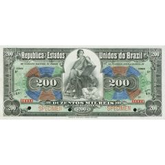 200 Mil Réis Thesouro Nacional, 11th. Print