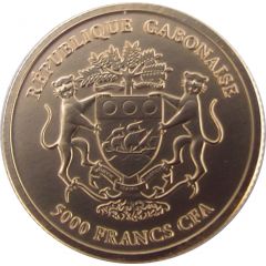 5000 Francs CFA Lion