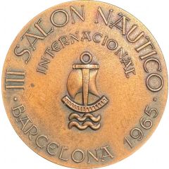 Medal - 3rd international nautical exhibition in Barcelona 1965