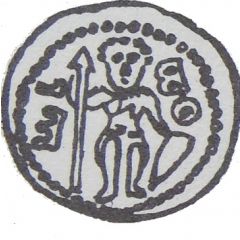 Denier - Bolesław Mieszkowic or Leszek of Masovia Kruszwica or Inowrocław or Płock mint