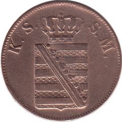 2 Pfennige - Frederick August II