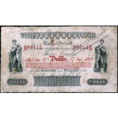 3 Pounds Bank of Ireland