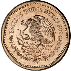5 Pesos Pattern, bronze