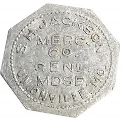 50 Cents - S. H. Jackson Unionville, Missouri