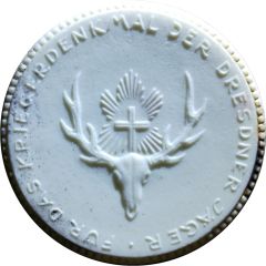 Medal - For the war memorial of the Dresden Jager