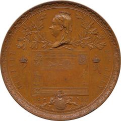 Medal - Victoria Penny Postage Golden Jubilee, bronze