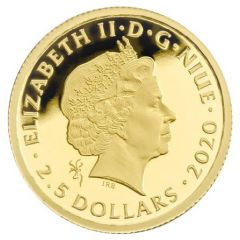 2.5 Dollars - Elizabeth II Santa`s Gold
