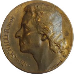Medal - Friedrich Schiller