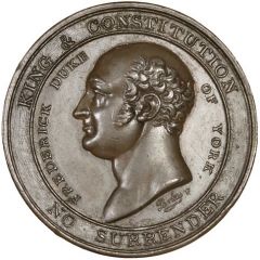 Medal - George IV Williamite Club, bronze