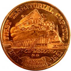 50 Cents - First Territorial Capital Yankton, South Dakota