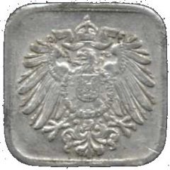 Token - 3 Pence - Liverpool Camp Internment Token