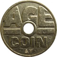 Cigarette Vending Token - Age Coin