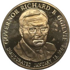 Medal - Governor Richard B. Ogilvie Inauguration