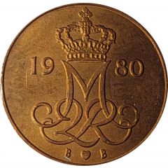 5 Øre - Margrethe II