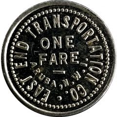 1 Fare - East End Transportation Co. Aruba, N.W.I.