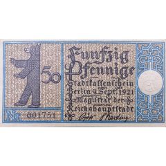 50 Pfennig Districts Series - Issue 17: Lichtenberg