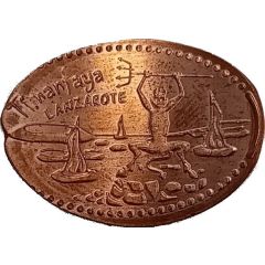 Elongated coin - Lanzarote Timanfaya