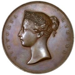 Medal - Victoria East Indian Railway, bronze