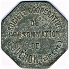 5 francs - Société coopérative de consommation - Couéron 44