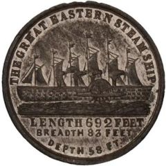 Medal Launch of the SS 'Great Eastern', 32mm