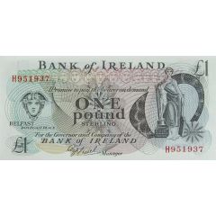 1 Pound Bank of Ireland