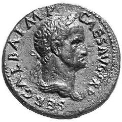 Sestertius - Galba S C, Victory
