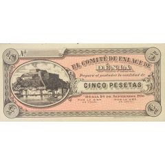 5 Pesetas Dénia