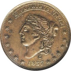 Cent - Hard Times Token - Millions For Defence Not For One Cent