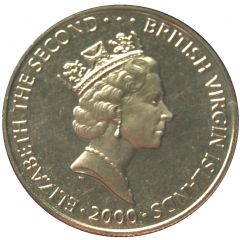 1 Dollar - Elizabeth II Queen Mother`s 100th Birthday