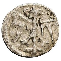 Denier - Louis I of Hungary Kraków mint