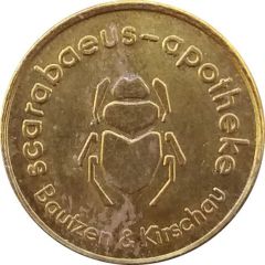 Pharmacy Token - Scarabeus Apotheke Bautzen Kirschau