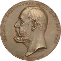 Medal - Oscar II 25 years of regency