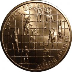 Medal - Australian Bicentenary - Aussie Sports Commemorative Souvenir