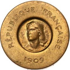 10 centimes Essai en bronze-aluminium de Dubois