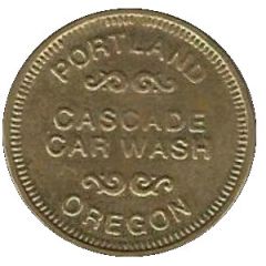 Token - Cascade Car Wash Portland, Oregon