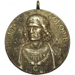 Médaille - Christophe Colomb - Découverte de l`Amérique