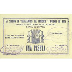 1 Peseta Gata de Gorgos