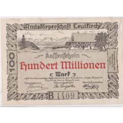 100 000 000 Mark Oberamt Leutkirch