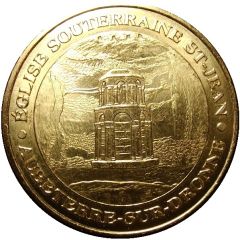 Monnaie de Paris Tourist Token - Aubeterre-sur-Dronne Eglise souterraine St-Jean
