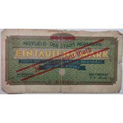 10 000 000 Mark Overprint over 1000 Mark