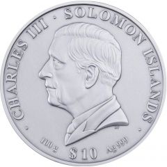 10 Dollars - Charles III Statue of Zeus